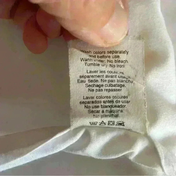 Vintage White Cotton Embroidered Full Size Flat Sheet 1 Pillowcase Crochet - Picture 3 of 5